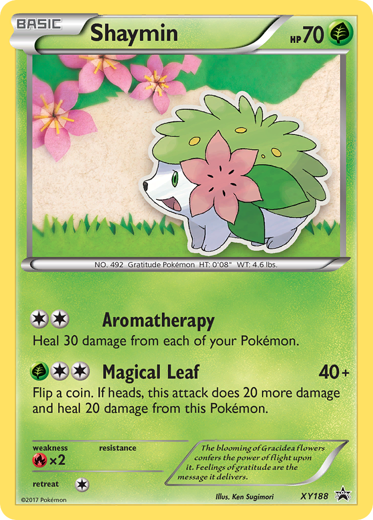 Shaymin card front