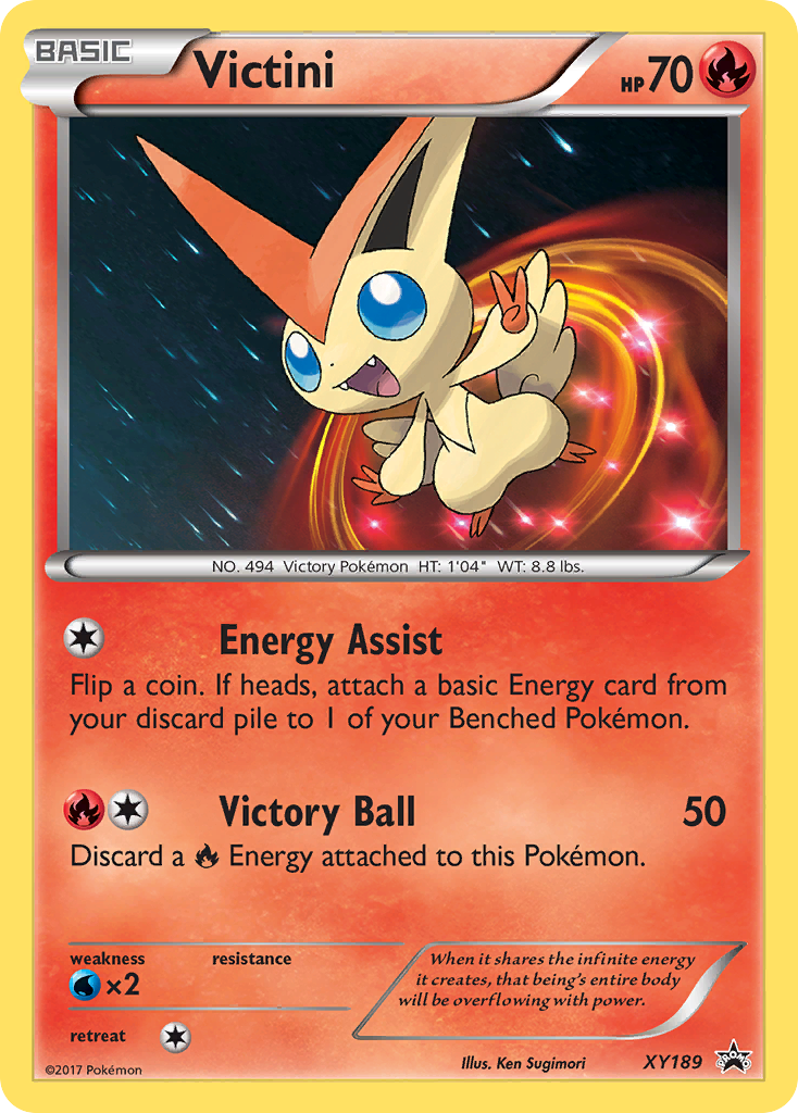 Victini card front