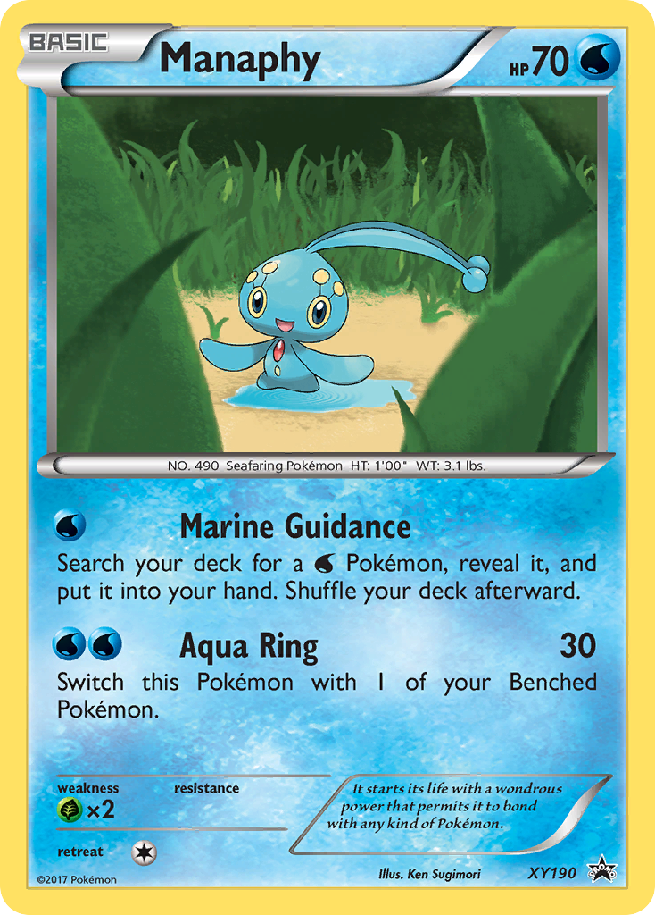 Manaphy card front