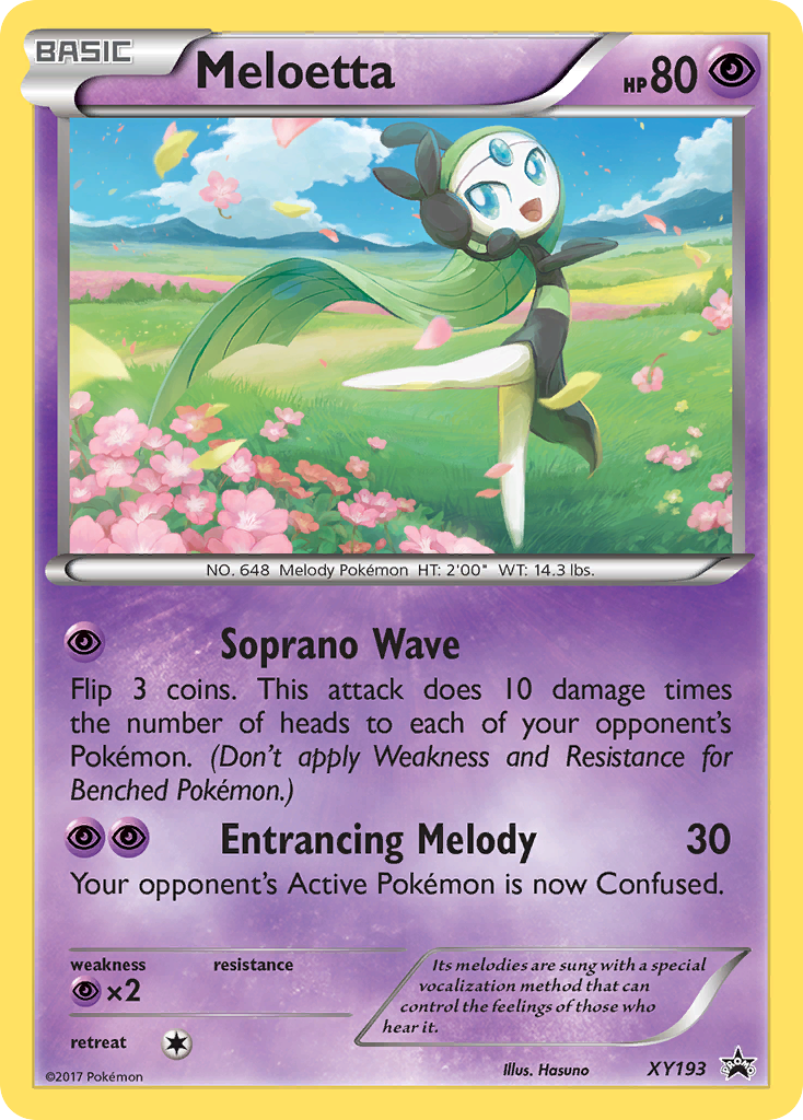 Meloetta card front