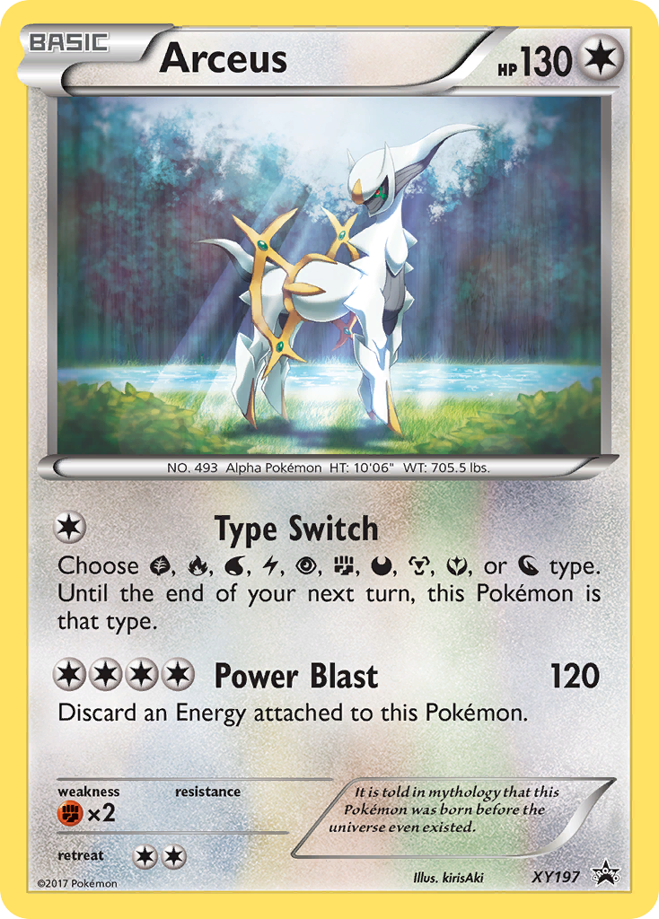 Arceus card front
