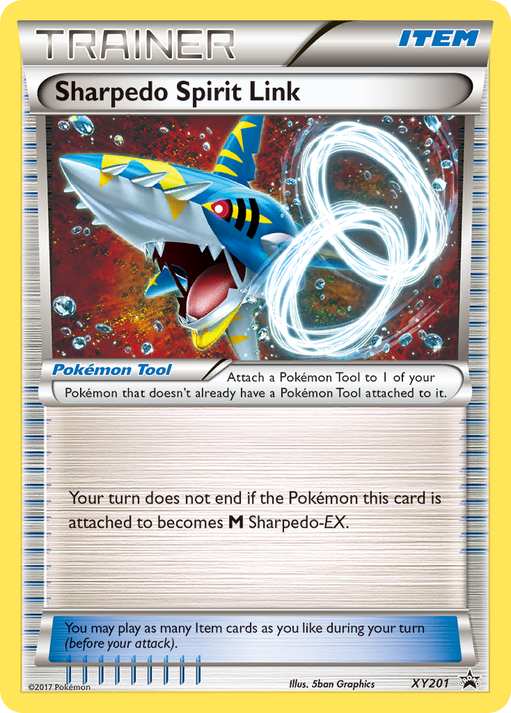 Sharpedo Spirit Link card front