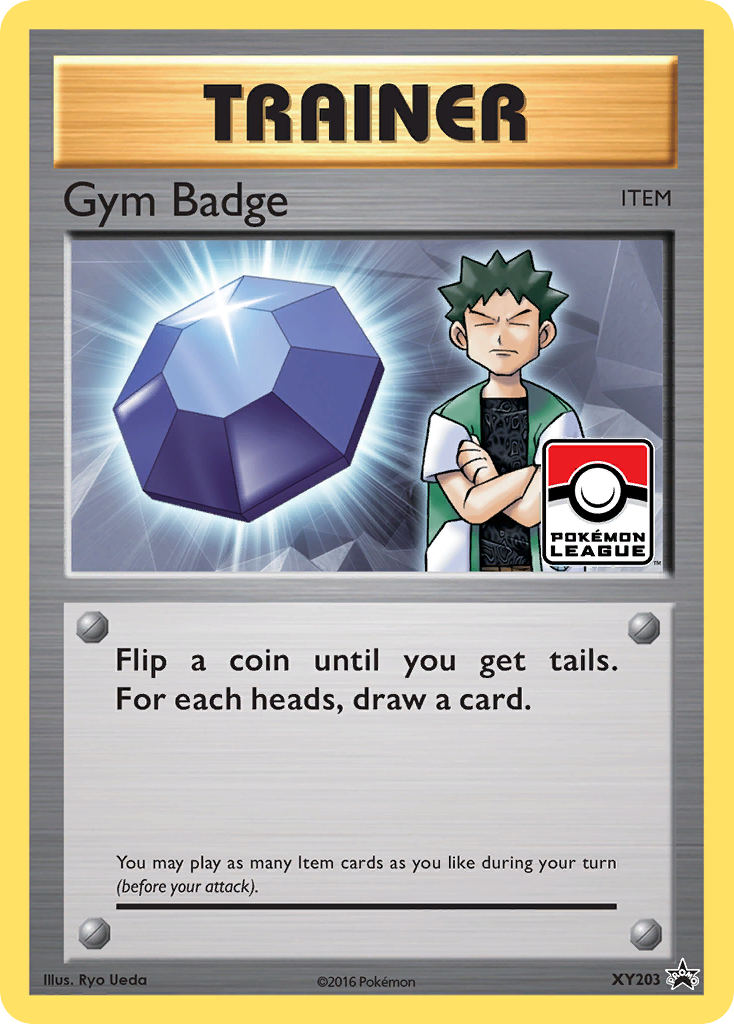Gym Badge card front