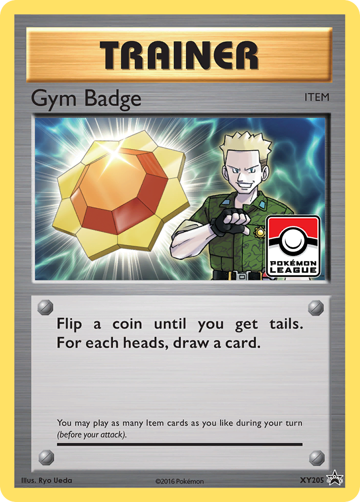 Gym Badge card front