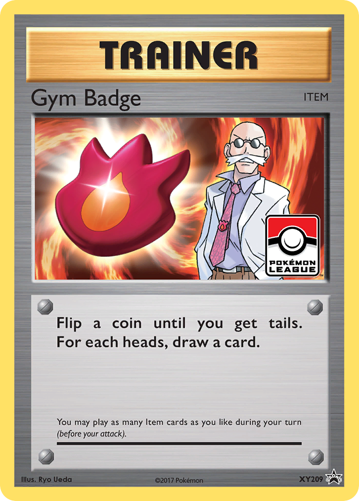 Gym Badge card front
