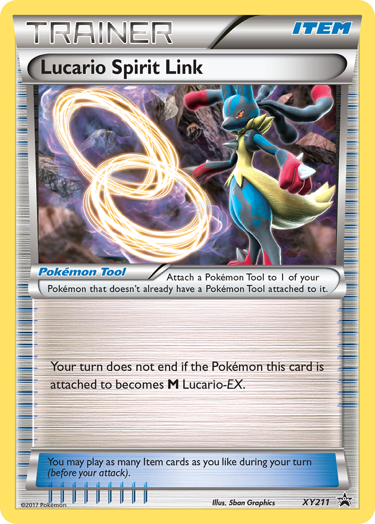 Lucario Spirit Link card front